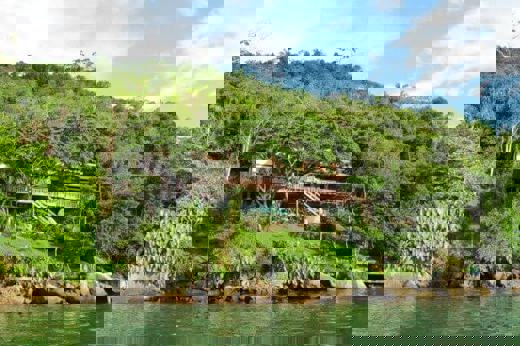 Casa Cairucu from the sea
