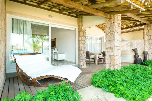 The terrace