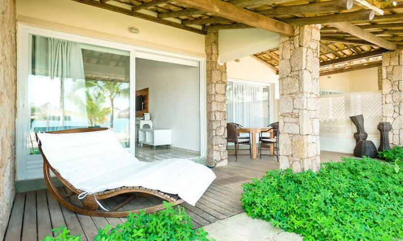 The terrace