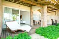The terrace