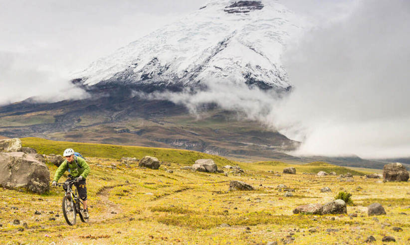 Biking in Cotopaxi