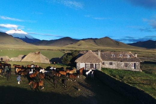 The rustic Hacienda El Tambo