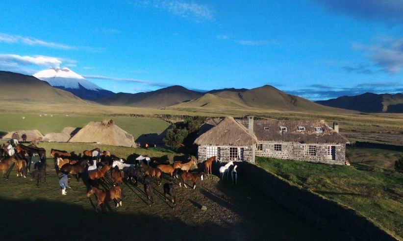 The rustic Hacienda El Tambo