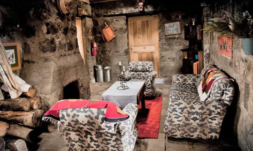 Like an Inca palace