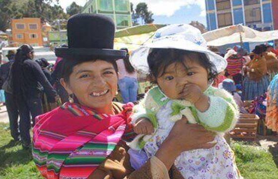 Friendly locals in Bolivia 
