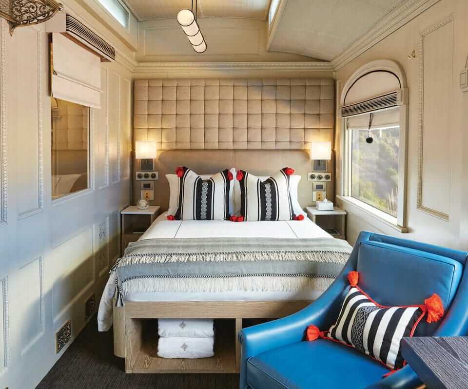 A compartment on the Andean Explorer