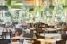 The elegant restaurant