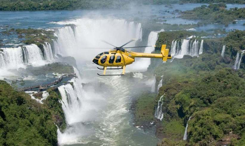 View the Falls by helicopter