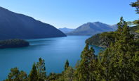 9048 Lake Mascardi, Waterfall & Glacier