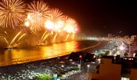 New Years Eve Reveillon Rio de Janeiro Fireworks