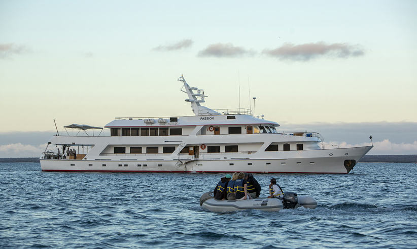 The luxury yacht Passion