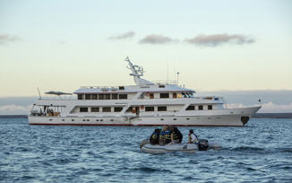 The luxury yacht Passion