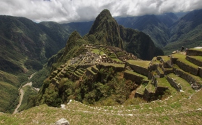 The iconic ruins of Machu Picchu sit high in the Andes, steeped in Inca heritage. 