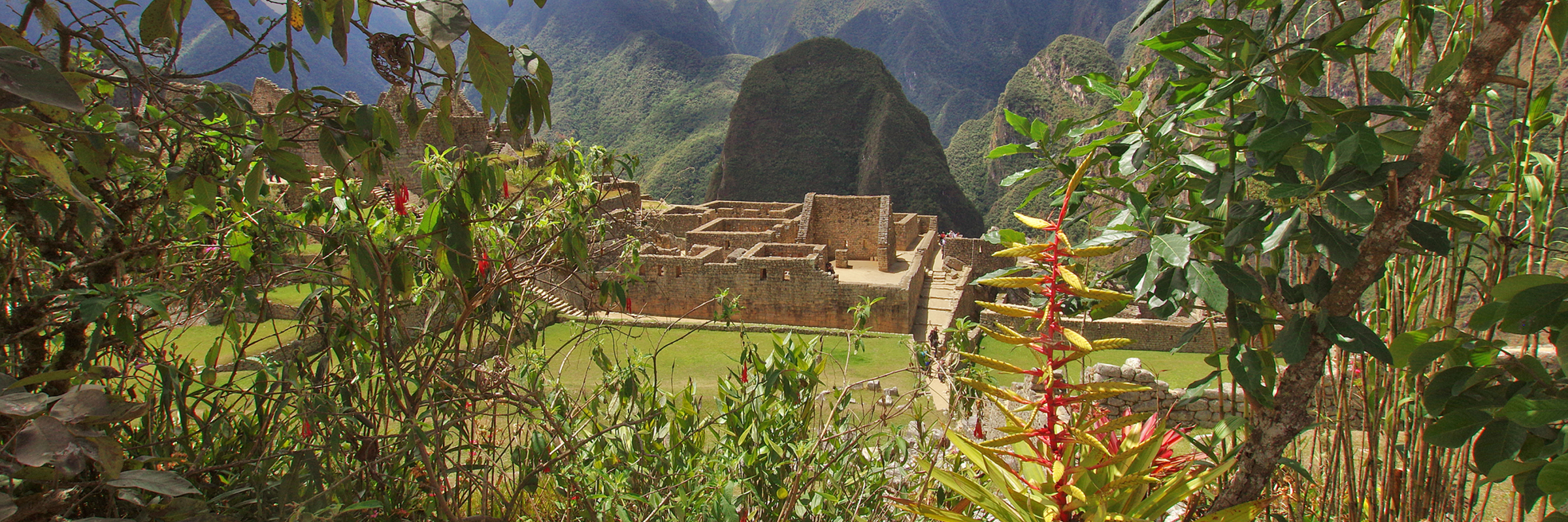 Machu Picchu emerges from the jungle canopy, echoing the glory of the Inca Empire. 
