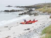 Kayaking in the Falkland Islands