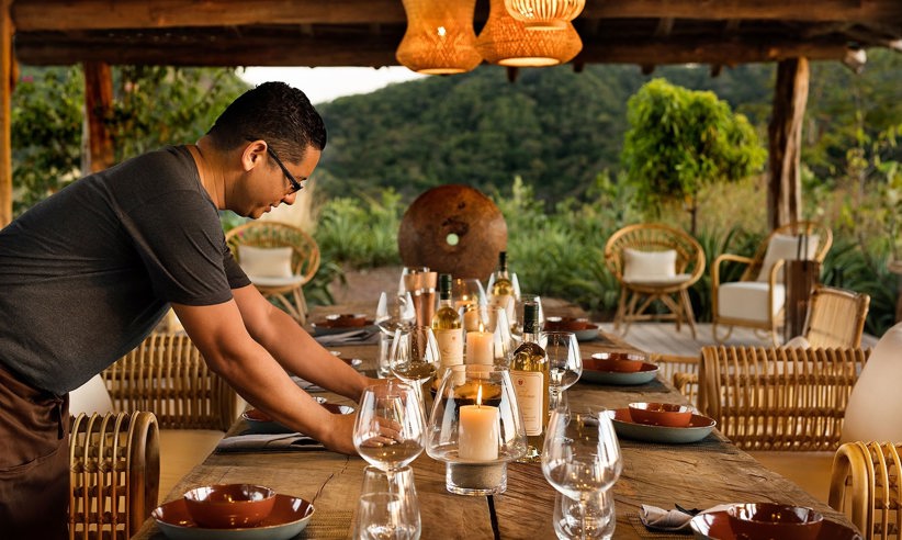 Dining Set Up At Kasiiya Min