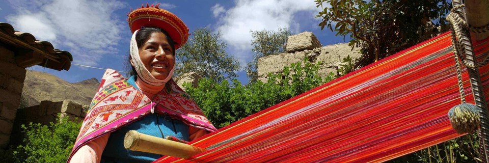Admire the incredible weaving skills of the local people