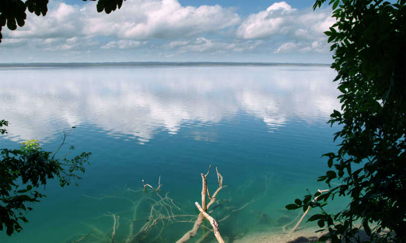 View of the lake