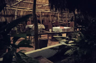 The dining area 