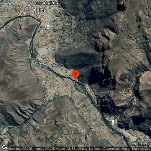 Map of Mountain Lodges of Peru Trek and Tour Lares Valley & onto Machu Picchu