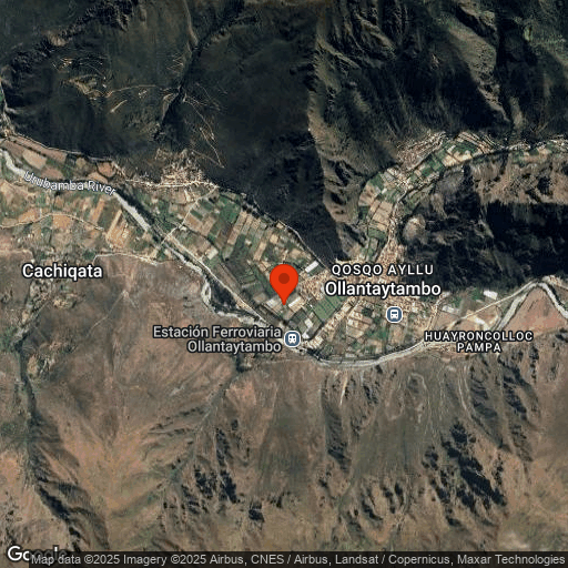 Map of Ollantaytambo