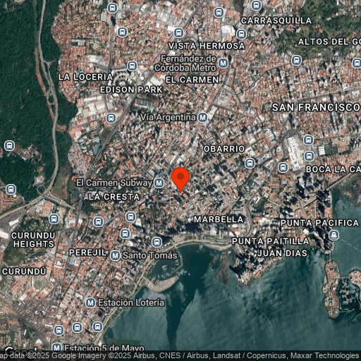 Map of Bristol Panama