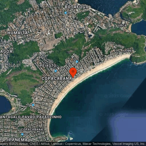 Map of Arena Copacabana