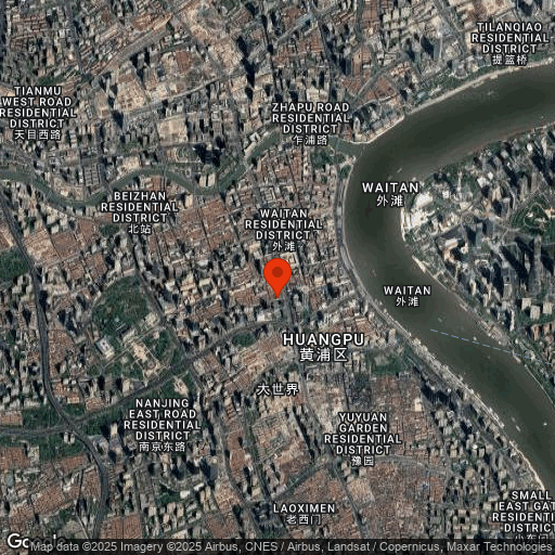 Map of Central Hotel Shanghai