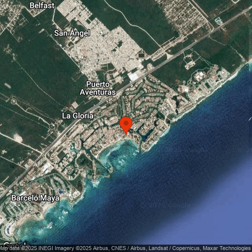 Map of Omni Puerto Aventuras