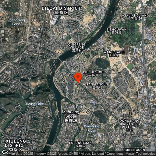 Map of Shangri-La Hotel Guilin