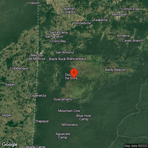 Map of Mountain Pine Ridge