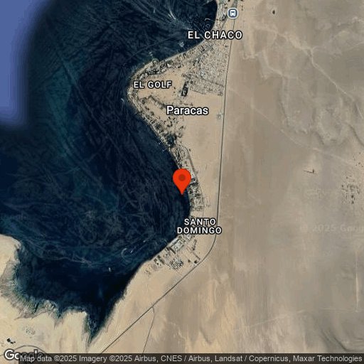 Map of Hotel Paracas