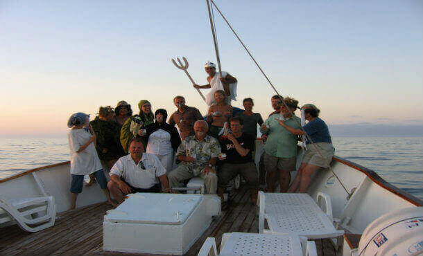 A cruise on the Samba is a fun and sociable experience 