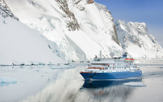 Sea Spirit sailing in the White Continent