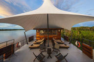 Enjoy wonderful views from the sundeck