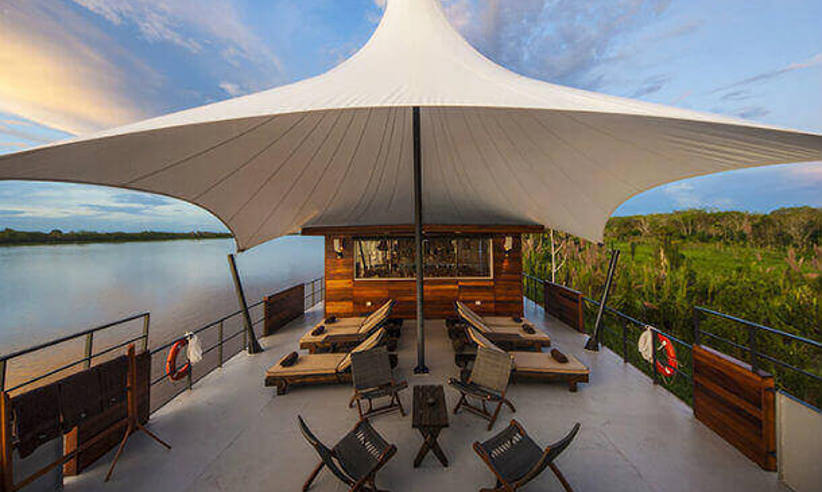 Enjoy wonderful views from the sundeck