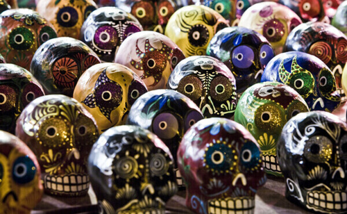 Sugar skulls for Day of the Dead