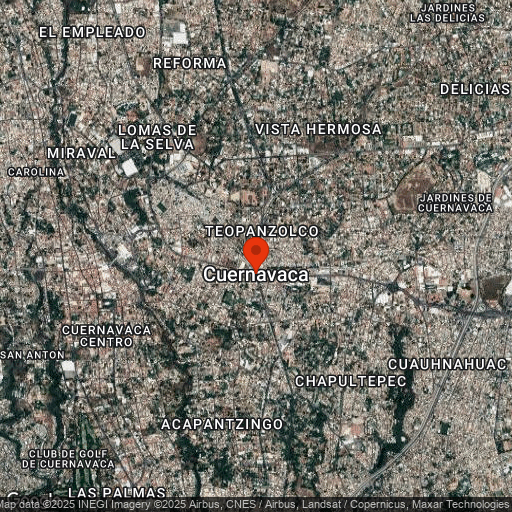 Map of Cuernavaca & Taxco