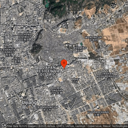 Map of Lijiang Wangfu Hotel