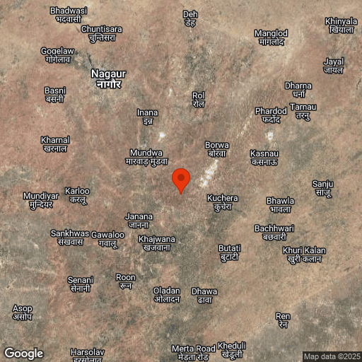 Map of Rajasthan