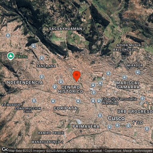Map of Peru Rail Train from Cusco to Lake Titicaca