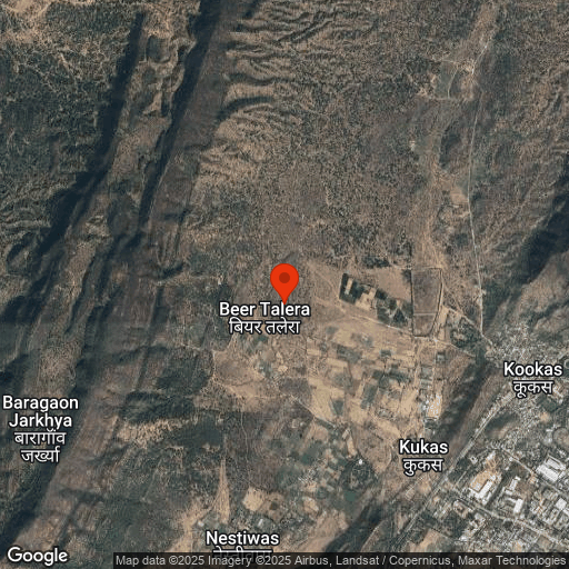Map of Dera Amer, rural Rajasthan