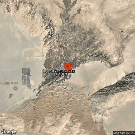 Map of Dunhuang & Mogao Caves