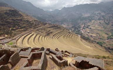 Image for: Pisac ruins & market