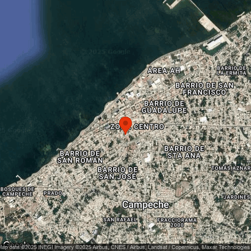 Map of Hacienda Puerta Campeche