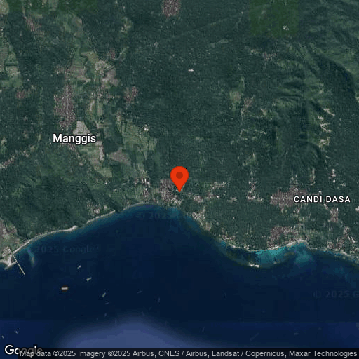 Map of Alila Manggis, Candidasa