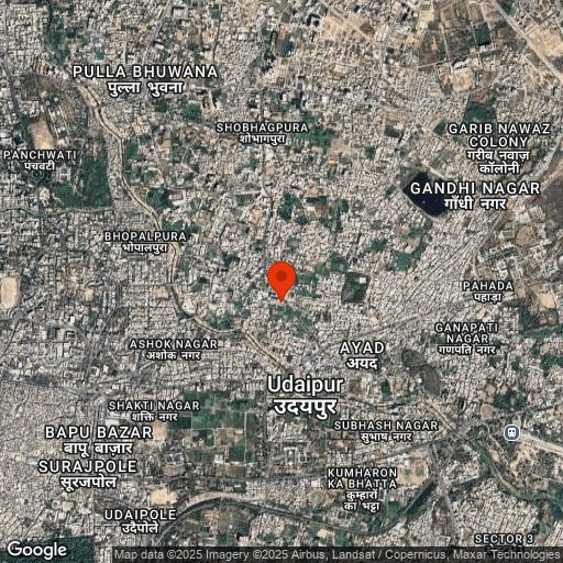 Map of Chunda Palace, Udaipur