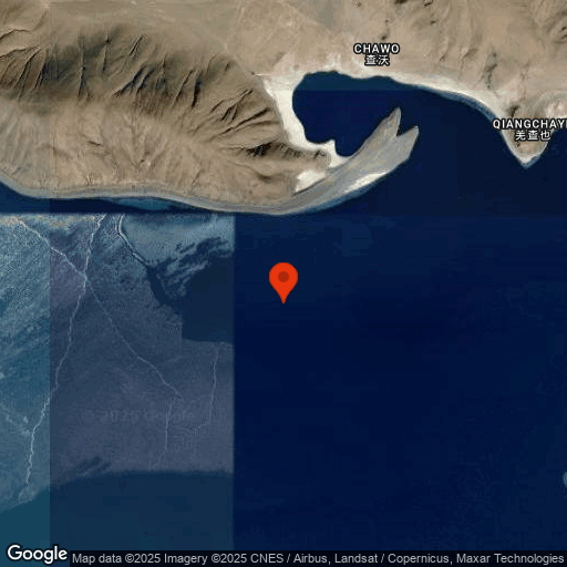 Map of Yamdrok Lake