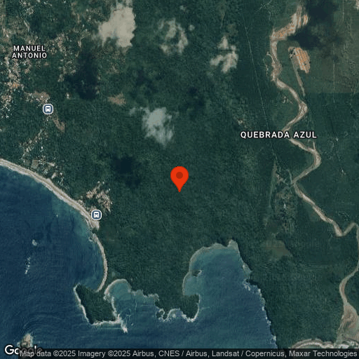 Map of Manuel Antonio Hike