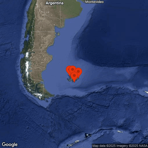 Map of Falkland Islands